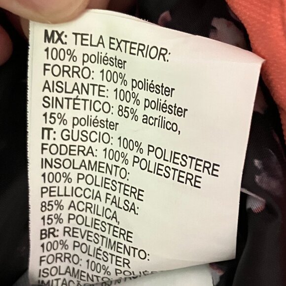 Roxy Womens DryFlight 10K Meade Dusty Rose Snowboard Jacket Sz Large Pink FA EXC - Picture 9 of 12